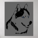 Suche nach alaskan malamute poster Sibirischer husky