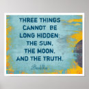 Suche nach wahrheiten poster Buddhismus