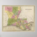 Suche nach louisiana poster Map