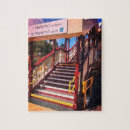 Suche nach schritt puzzle Stadt
