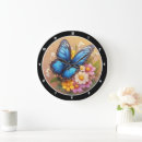 Suche nach blaue schmetterlinge wanduhren Jede person