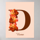 Suche nach orange monogramm poster Blume