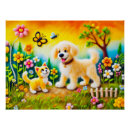 Suche nach goldener hund poster Für kinder