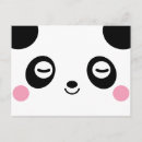 Suche nach kawaii panda postkarten Schwarz