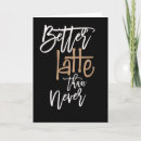 Suche nach nie spät postkarten Zitat