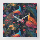 Suche nach blauer pfau wanduhren Vogelvogel