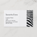 Suche nach und schwarzer zebra visitenkarten Modisch