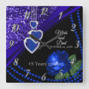 Suche nach 45 hochzeitstag wanduhren 45 jähriges jubiläum