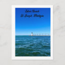 Suche nach michigan leuchtturm postkarten Großer see