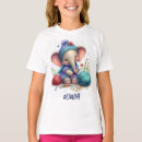 Suche nach elefant aquarell tshirts Blau