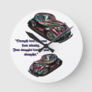 Suche nach muskelauto wanduhren Rennwagen