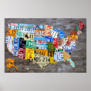 Suche nach usa map poster America