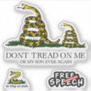 Suche nach gadsden flag aufkleber Nicht auf mich treten