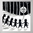 Suche nach katze und vollmond poster Katzen