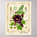 Suche nach hollyhock poster Vintag