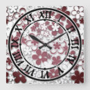 Suche nach rote blume wanduhren Für alle