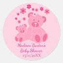 Suche nach teddybär babyparty aufkleber Baby mädchen