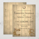 Suche nach wood wedding einladungen Cowboy