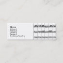 Suche nach musik mini visitenkarten Anmerkungen