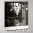 Suche nach billard poster Vintag