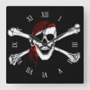 Suche nach skull wanduhren Pirate