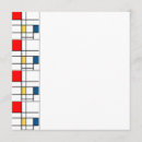 Suche nach piet mondrian postkarten Rot