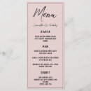 Suche nach minimal hochzeit menükarten Rosa