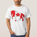 Suche nach kanadisches pferd tshirts Flagge