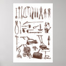 Suche nach gartenwerkzeuge poster Vintag