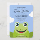 Suche nach frog einladungen Babyduscheinladung