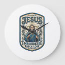 Suche nach jesus lustig poster wanduhren Christentum