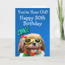 Suche nach lustige 50 geburtstags hund karten Spaß