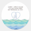 Suche nach blaue wellen aufkleber Paar