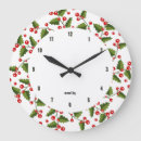 Suche nach rote beeren wanduhren Weihnachten