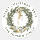 Suche nach eleganter weihnachtskranz aufkleber Modern