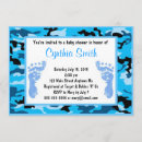 Suche nach blaue tarnung einladungen Dusche