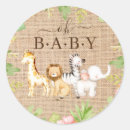 Suche nach baby shower aufkleber Safari