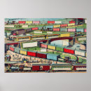Suche nach vintager zug poster Lokomotive
