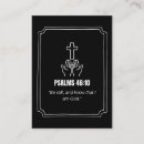 Suche nach psalm visitenkarten Religiös