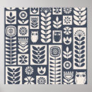 Suche nach blaue eule poster Muster