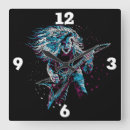 Suche nach rockstar wanduhren Gitarre