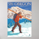 Suche nach vintager schnee poster Skifahrer