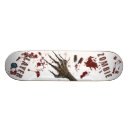 Suche nach zombies skaten Blut