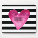 Suche nach schwarz weiße streifen mousepads Monogramm