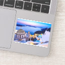 Suche nach griechische insel aufkleber Oia