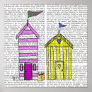 Suche nach beach huts poster Strand
