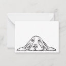 Suche nach welpen kleine grußkarten Schwarz