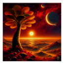 Suche nach roter planet poster Mond