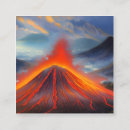 Suche nach vulkan visitenkarten Lava