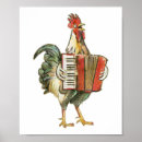 Suche nach accordion poster Hühner